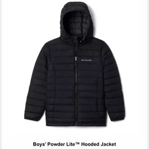 Columbia Boys Powder Lite Hooded Jacket